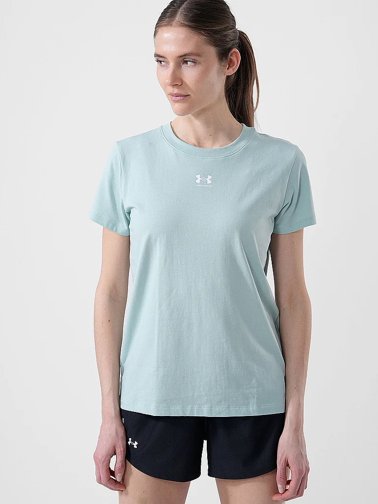 UNDER ARMOUR Damen T-Shirt UA Off Campus Core mint | L — Bild 3